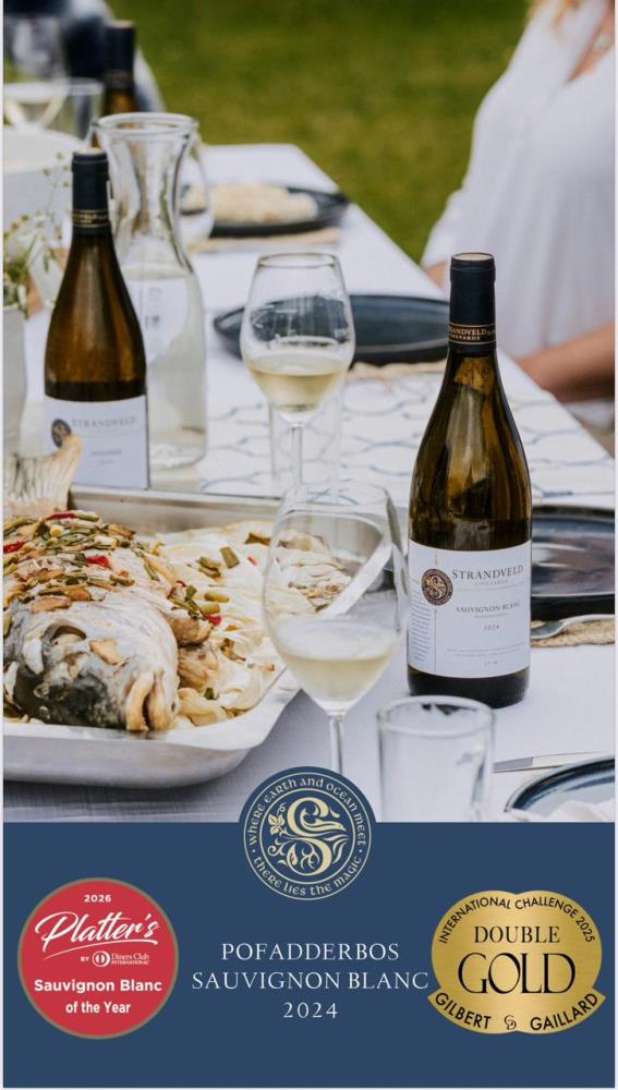 24 POFADDERBOS Sauvignon Blanc, Strandveld Winery, L'Agulhas (Elim)