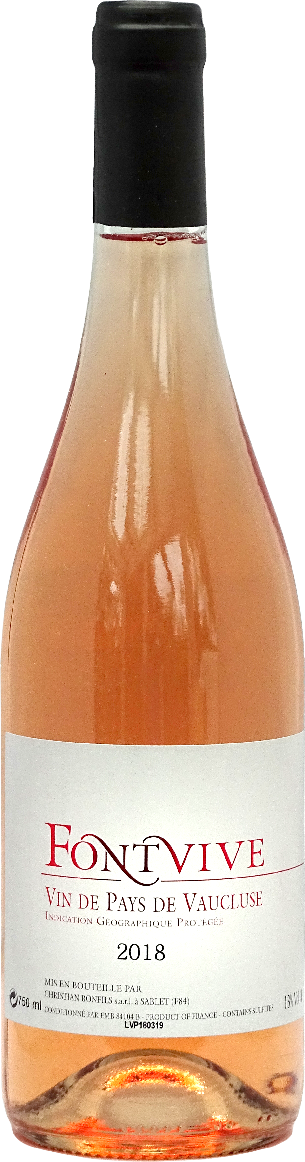 25 FONTVIVE  Vin de Pays Rosé Domaine de Boissan