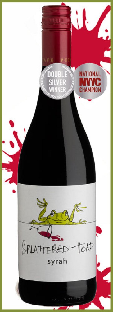 16 Splattered Toad Shiraz WO CAPE POINT
